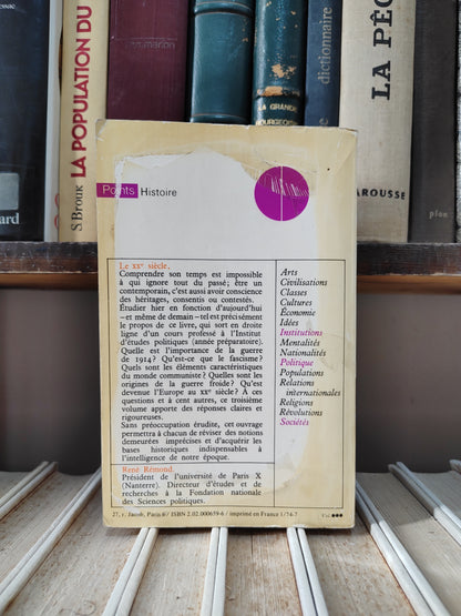 Rémond - Introduction à l'histoire de notre temps 3 Le XXe siècle