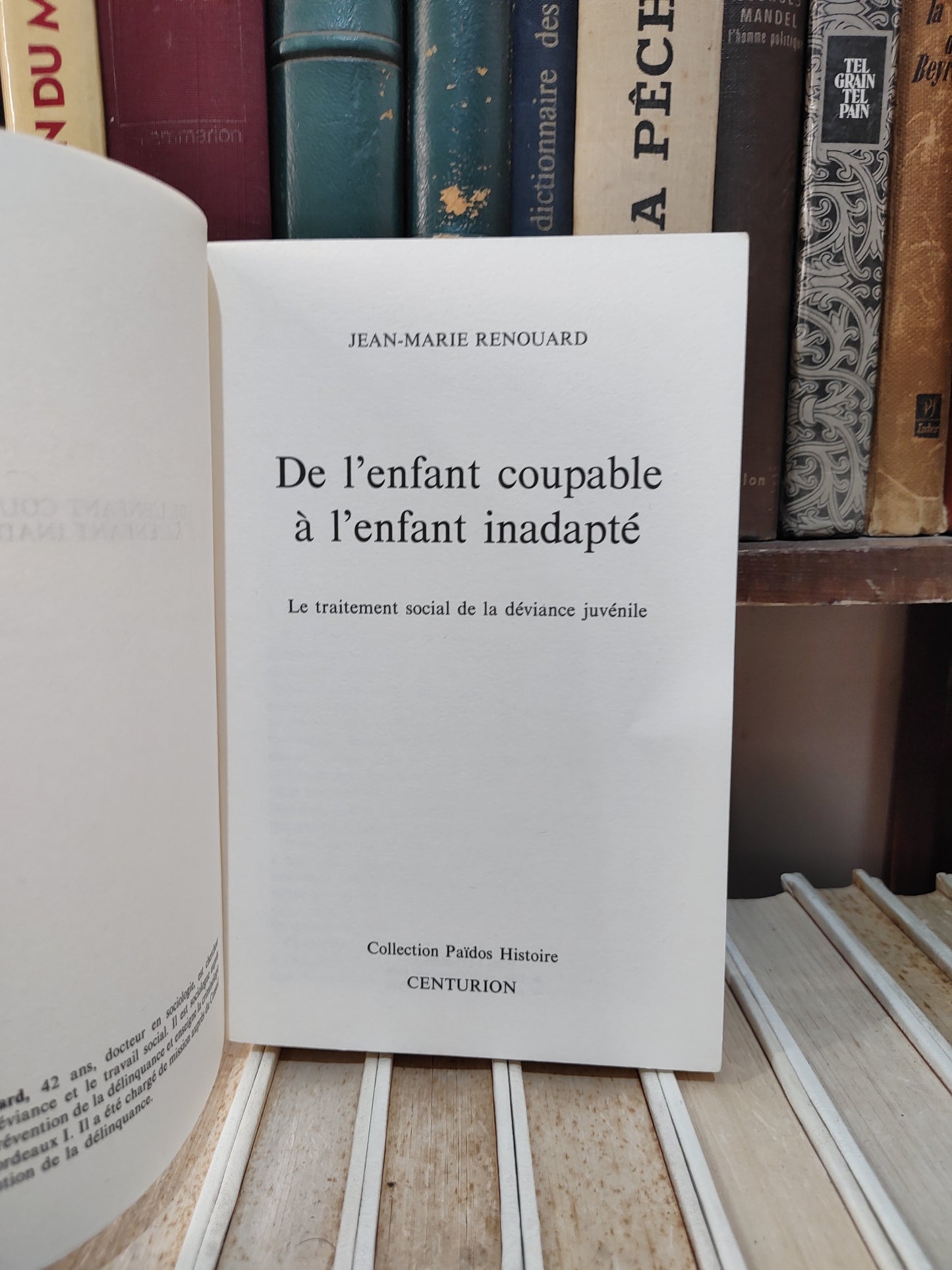 Renouard - De l'enfant coupable à l'enfant inadapté