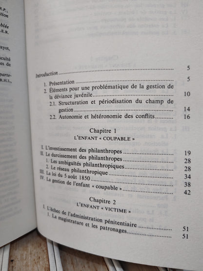 Renouard - De l'enfant coupable à l'enfant inadapté