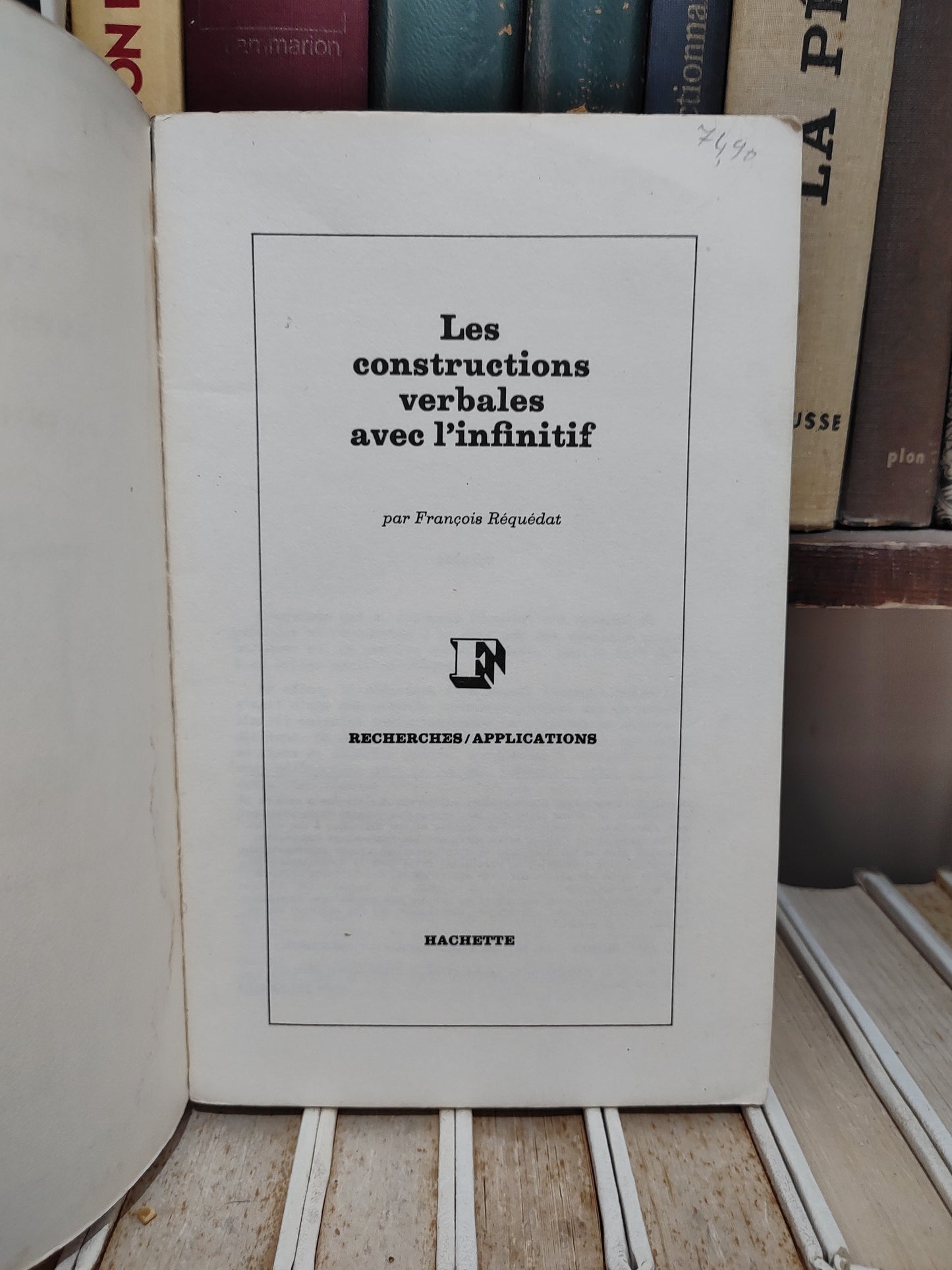 Réquédat - Les constructions verbales avec l'infinitif