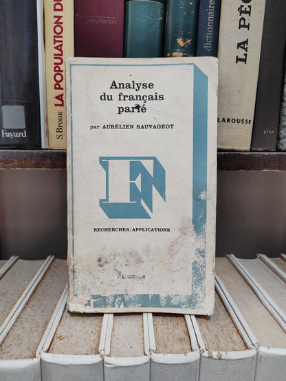 Sauvageot - Analyse du français parlé