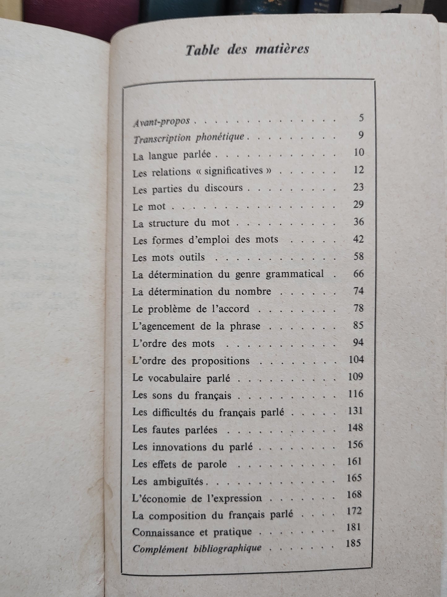 Sauvageot - Analyse du français parlé