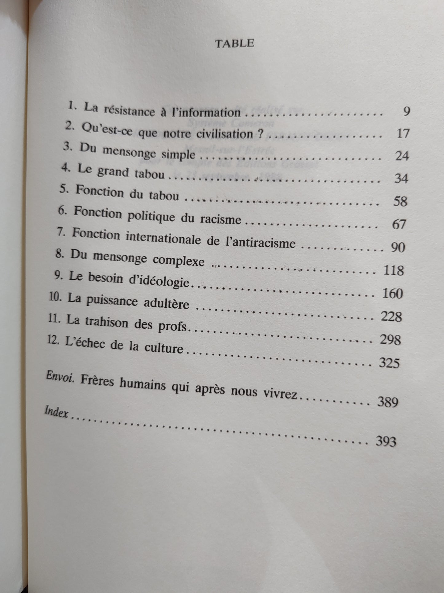 Revel - La connaissance inutile