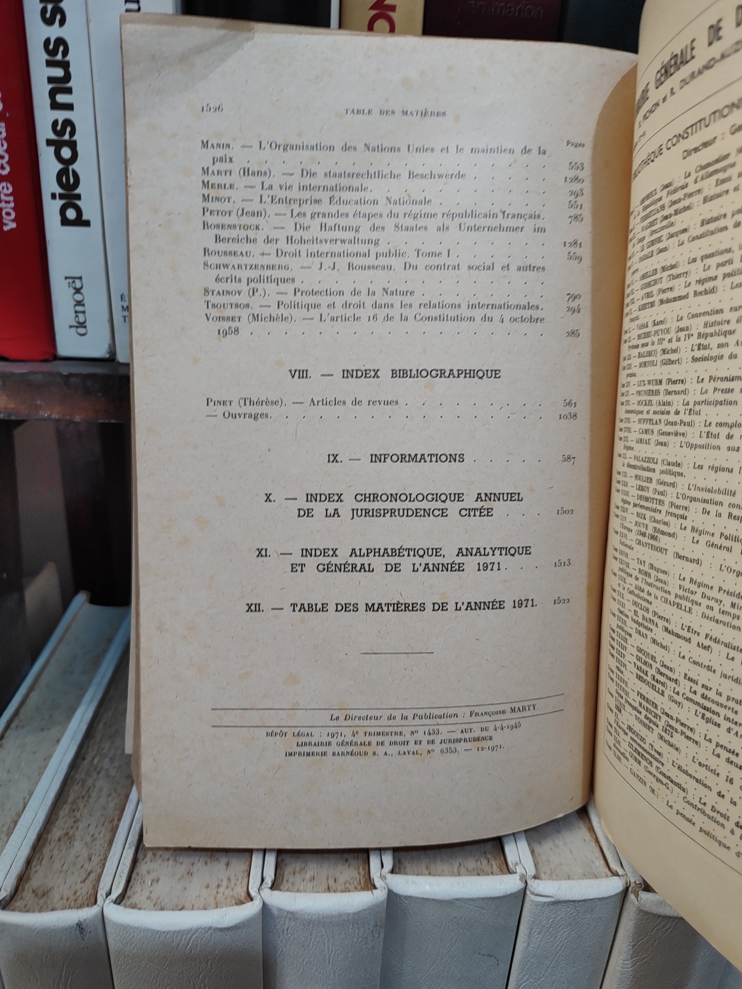 Revue du droit public et de la science politique n 6