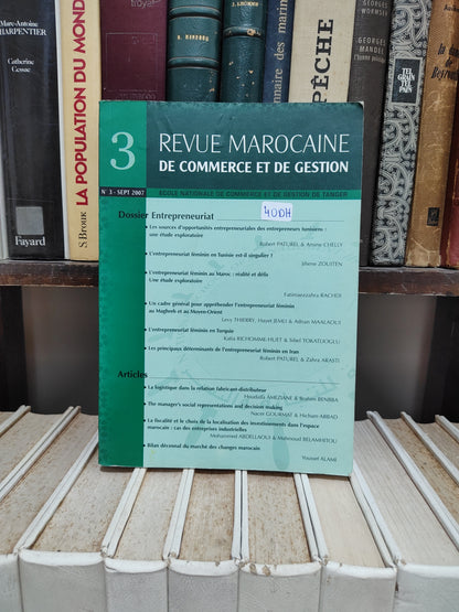 Revue marocaine de commerce et de gestion N° 3