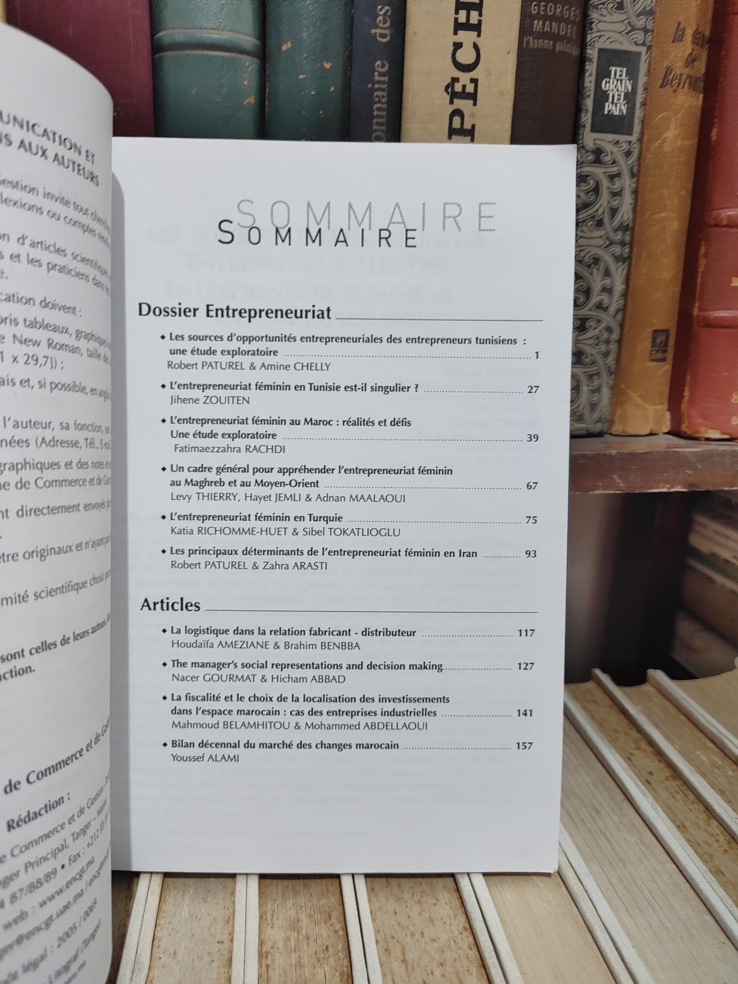 Revue marocaine de commerce et de gestion N° 3