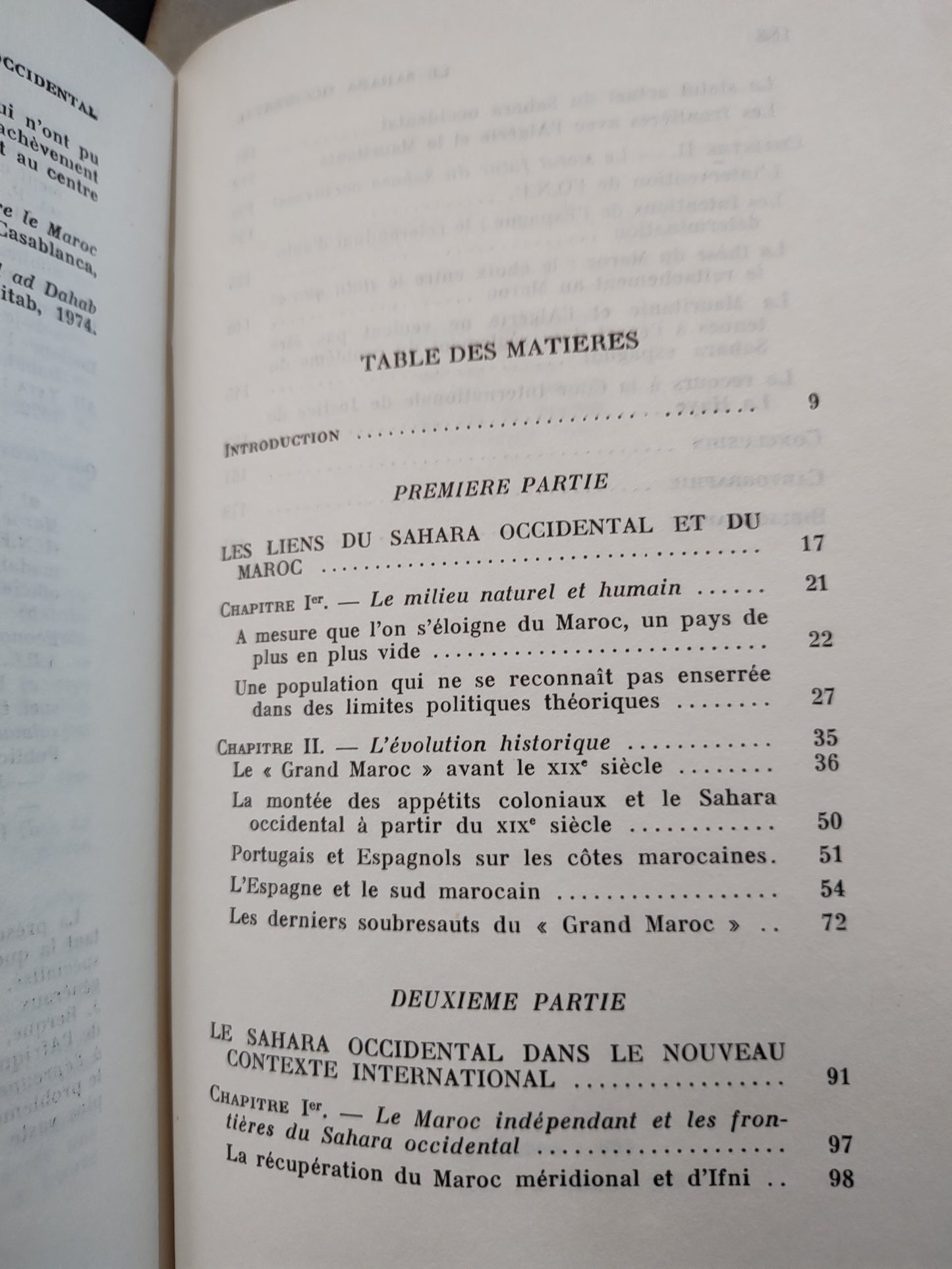 Rézette - Le Sahara Occidental et les frontières marocaines