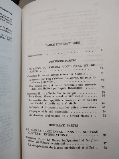 Rézette - Le Sahara Occidental et les frontières marocaines