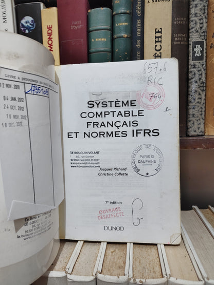 Richard - Système comptable français et normes IFRS