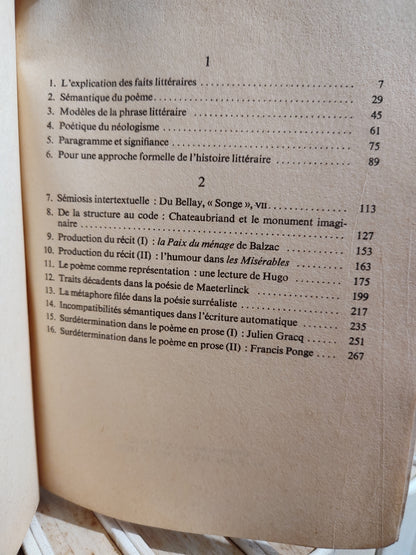 Riffaterre - La production du texte