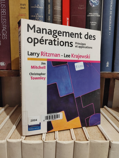 Ritzman - Management des opérations