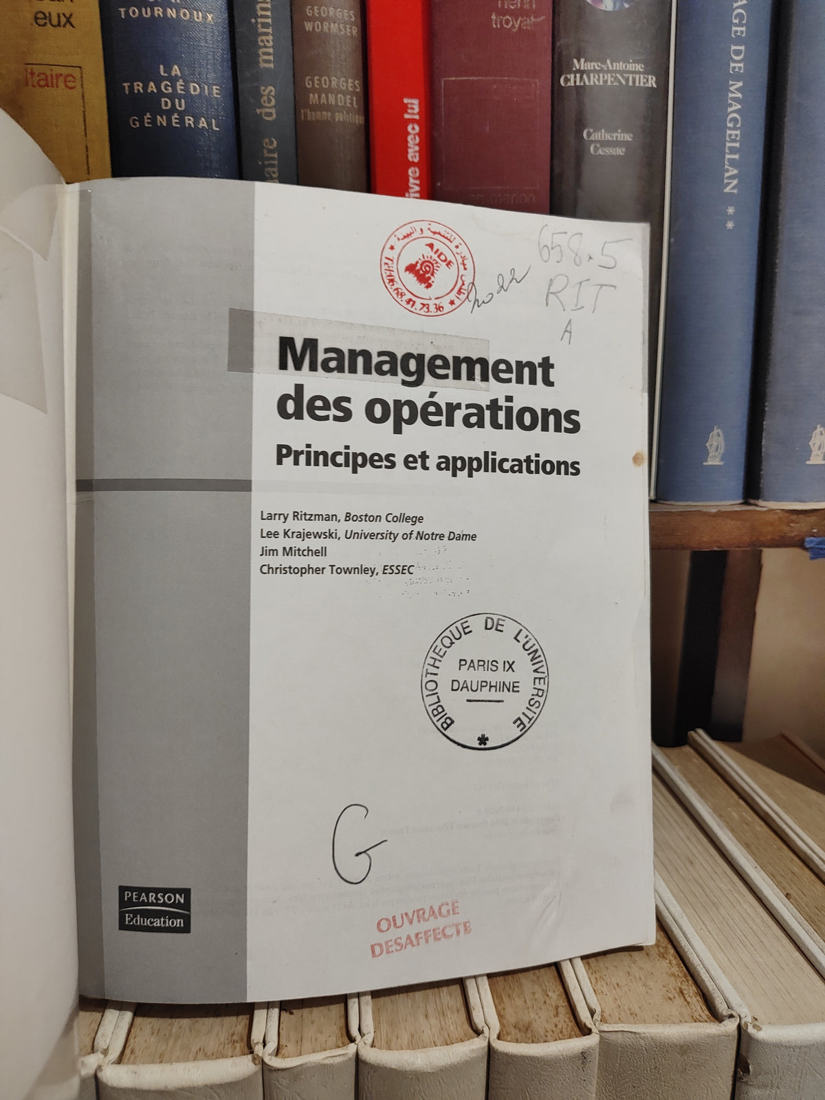 Ritzman - Management des opérations