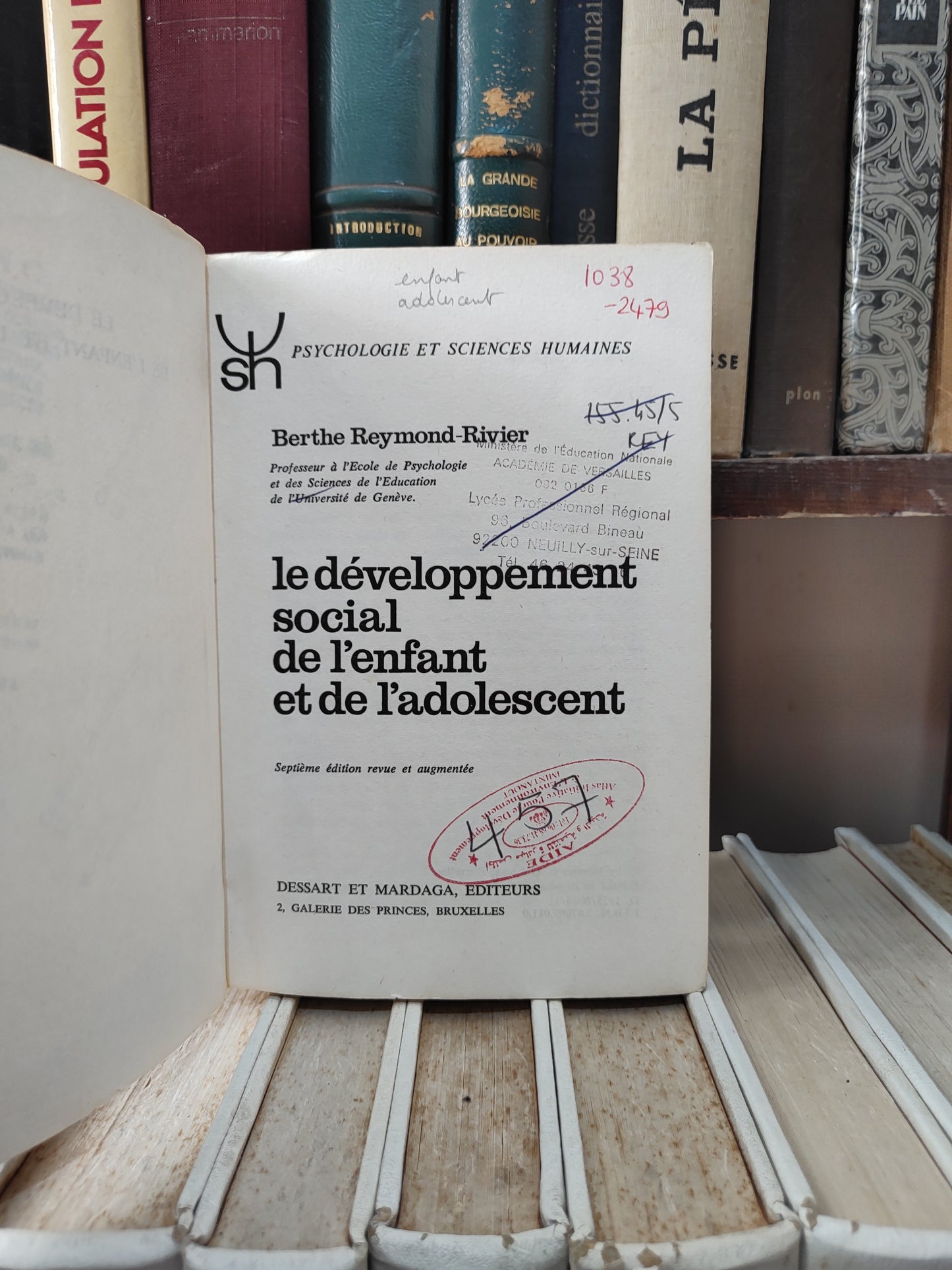 Rivier - Le développement social de l'enfant et de l'adolescent
