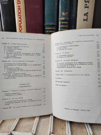 Rivier - Le développement social de l'enfant et de l'adolescent