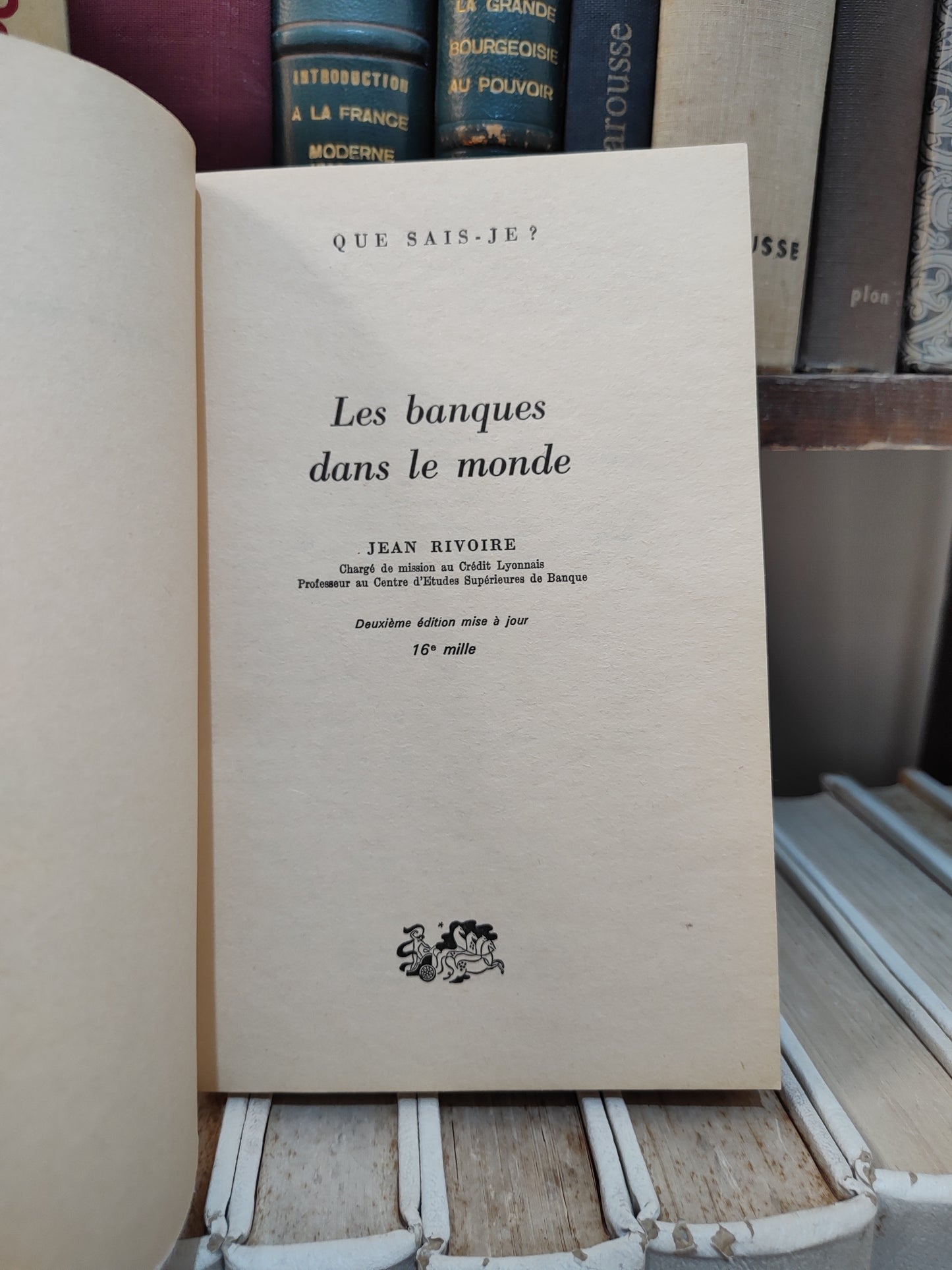 Rivoire - Les banques dans le monde ; que sais-je