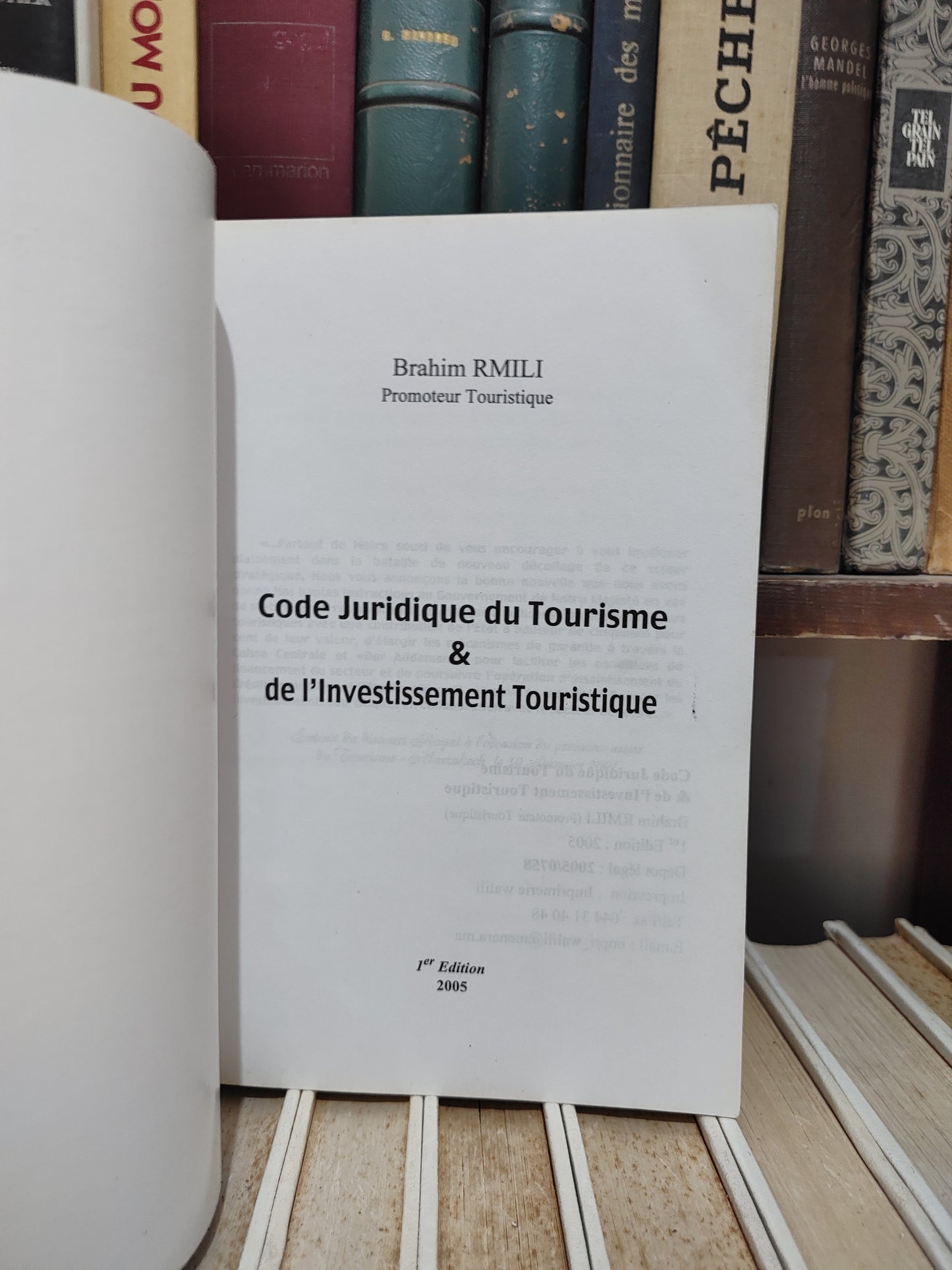 Rmili - Code juridique du tourisme et de l'investissement touristique