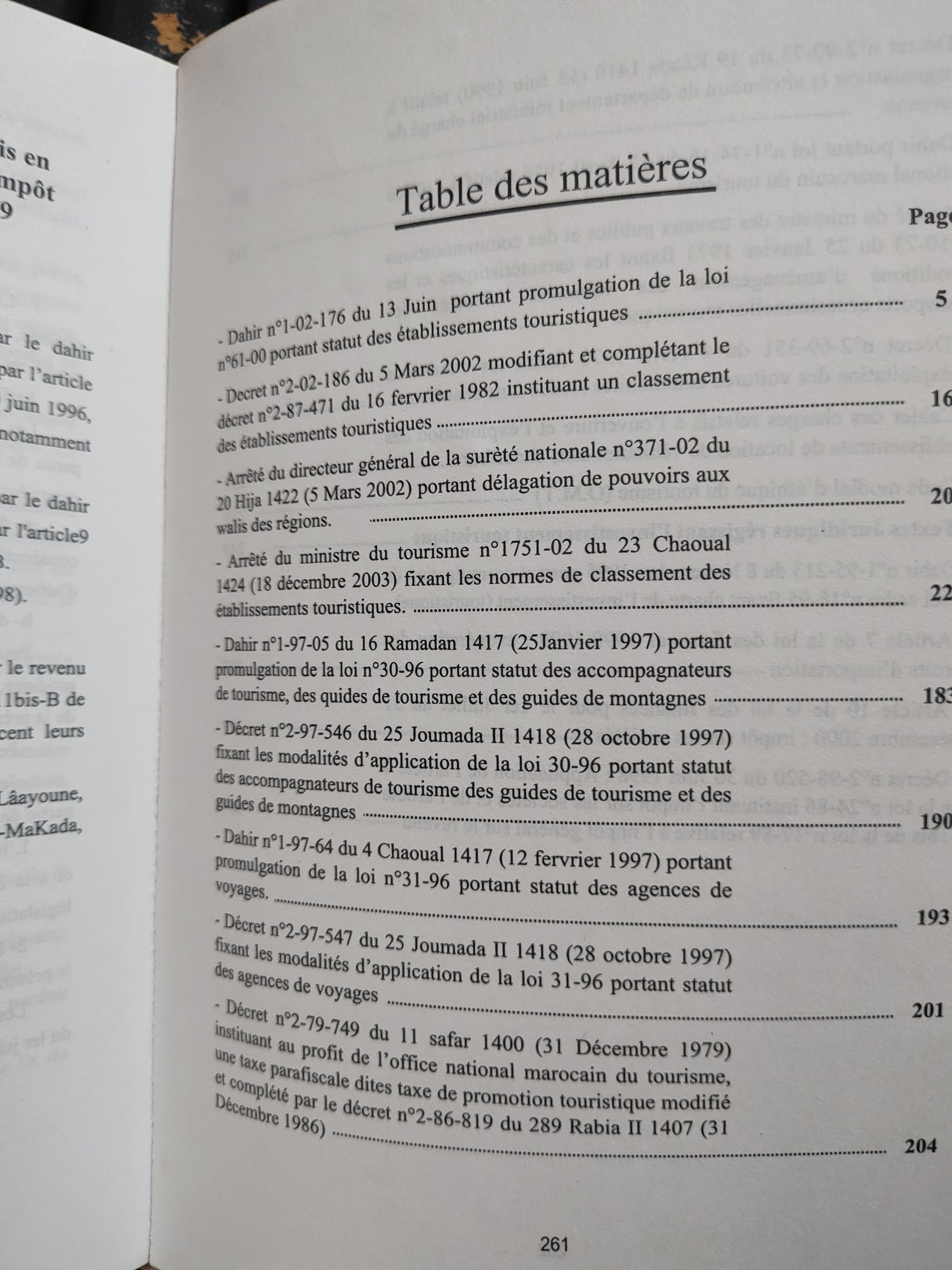 Rmili - Code juridique du tourisme et de l'investissement touristique