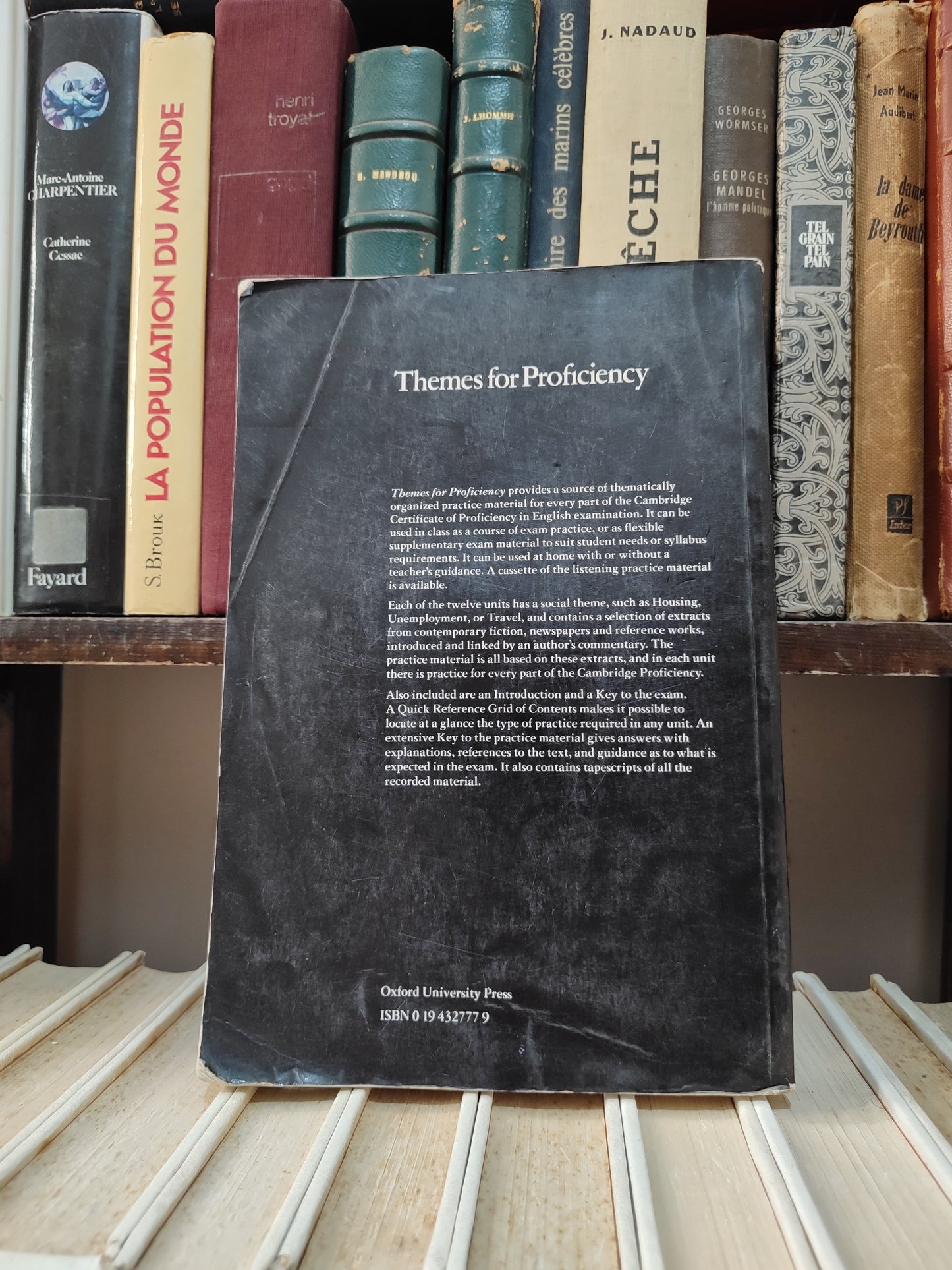 Robinson - Themes for proficiency