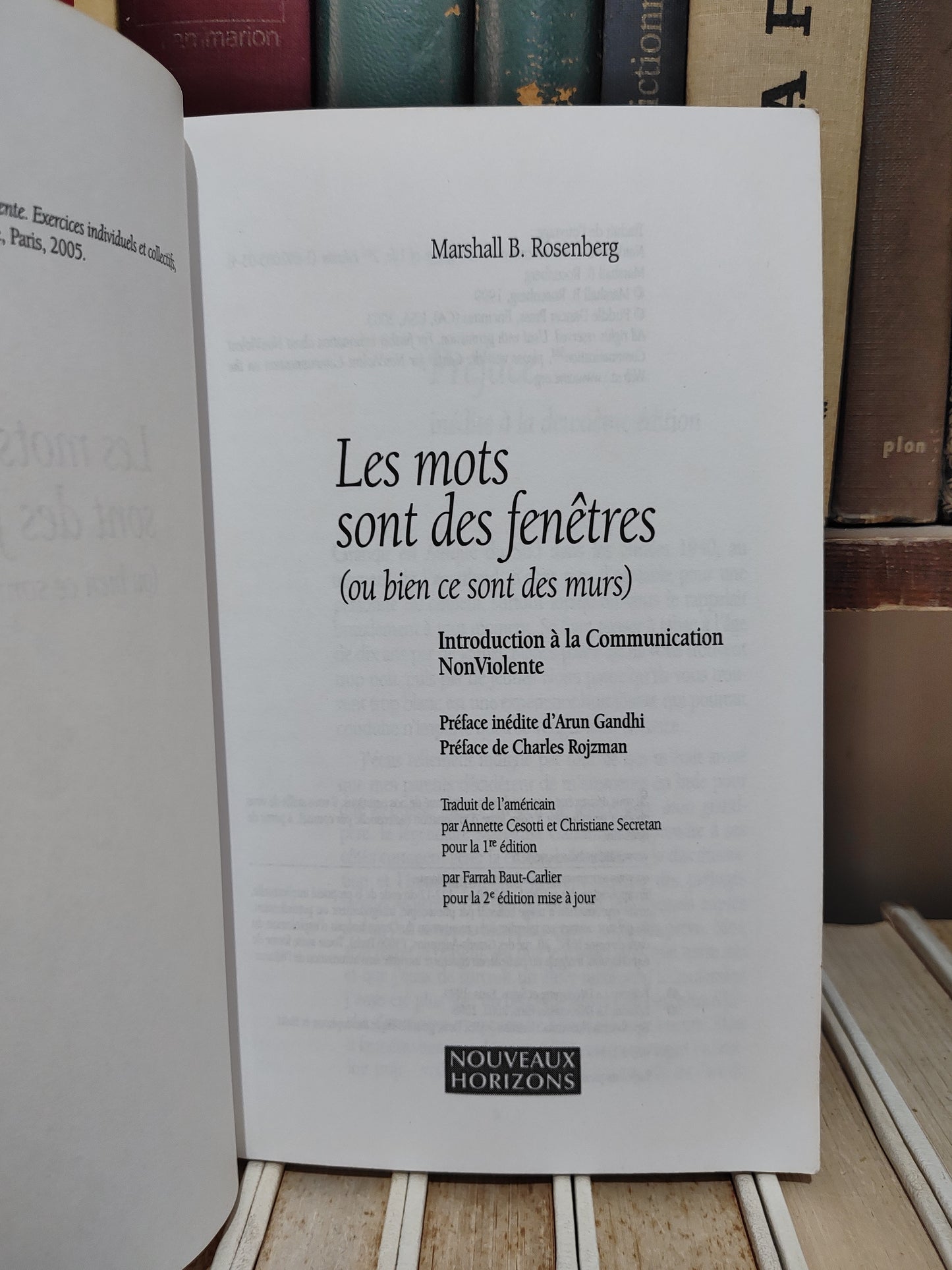 Rosenberg - Les mots sont des fenêtres Introduction à la communication non violente