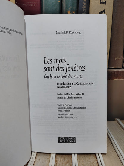 Rosenberg - Les mots sont des fenêtres Introduction à la communication non violente
