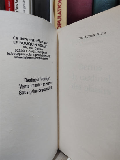 Rouart - Bernis le cardinal des plaisirs