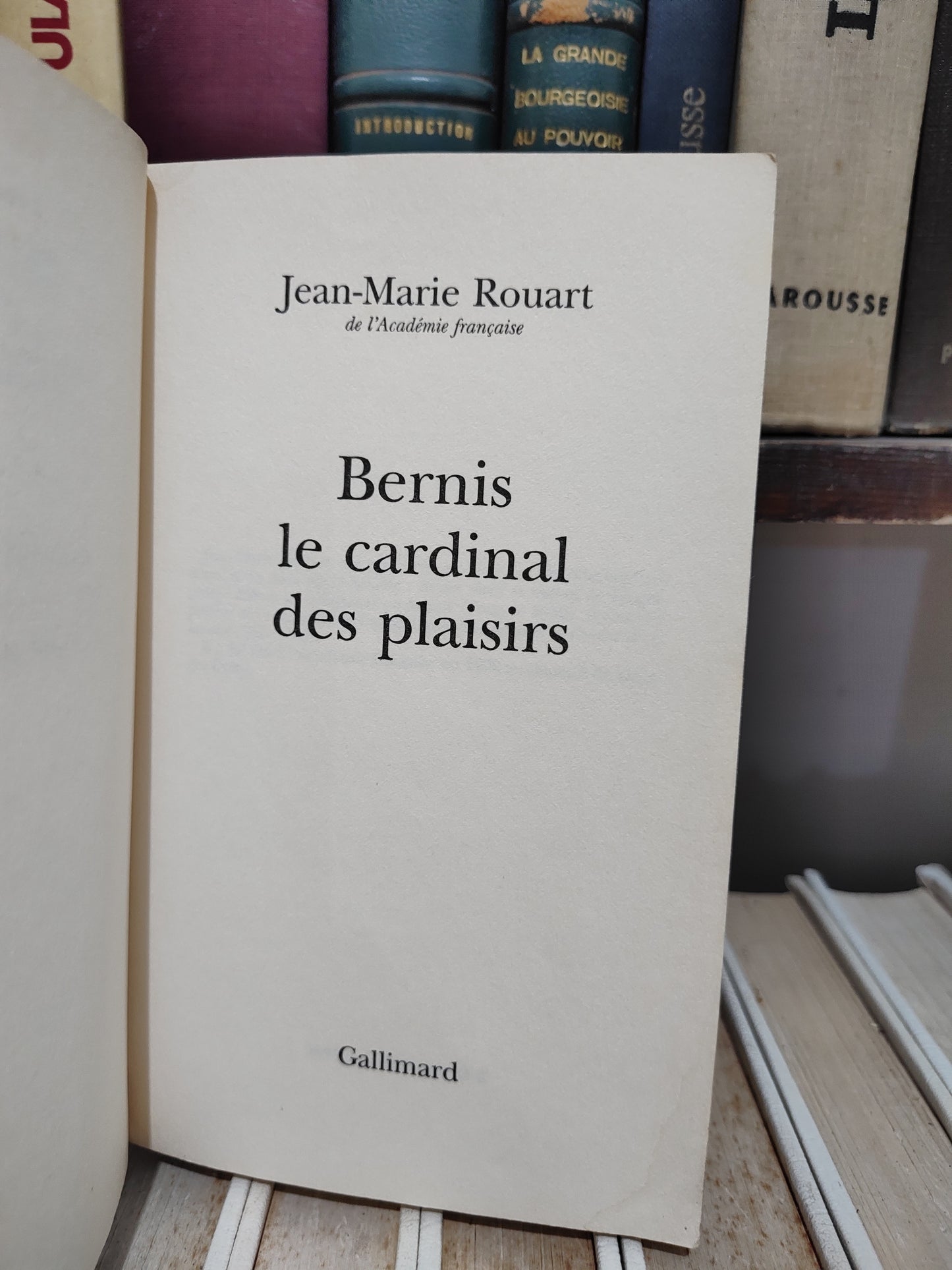 Rouart - Bernis le cardinal des plaisirs