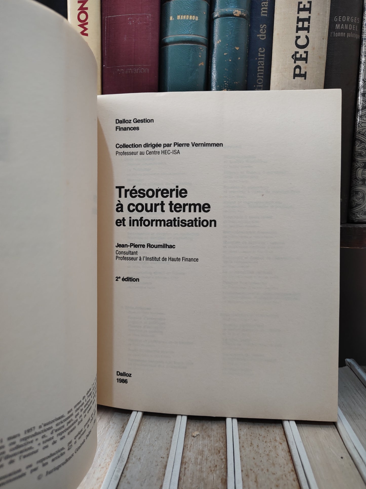 Roumilhac - Trésorerie à court terme et informatisation