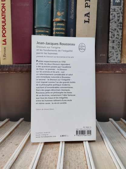 Rousseau - Discours sur l'origine et les fondements de l'inégalité parmi les hommes
