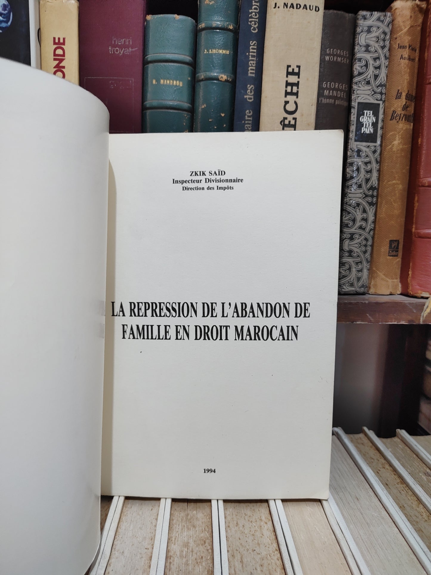 Said - La répression de l'abandon de famille en droit marocain