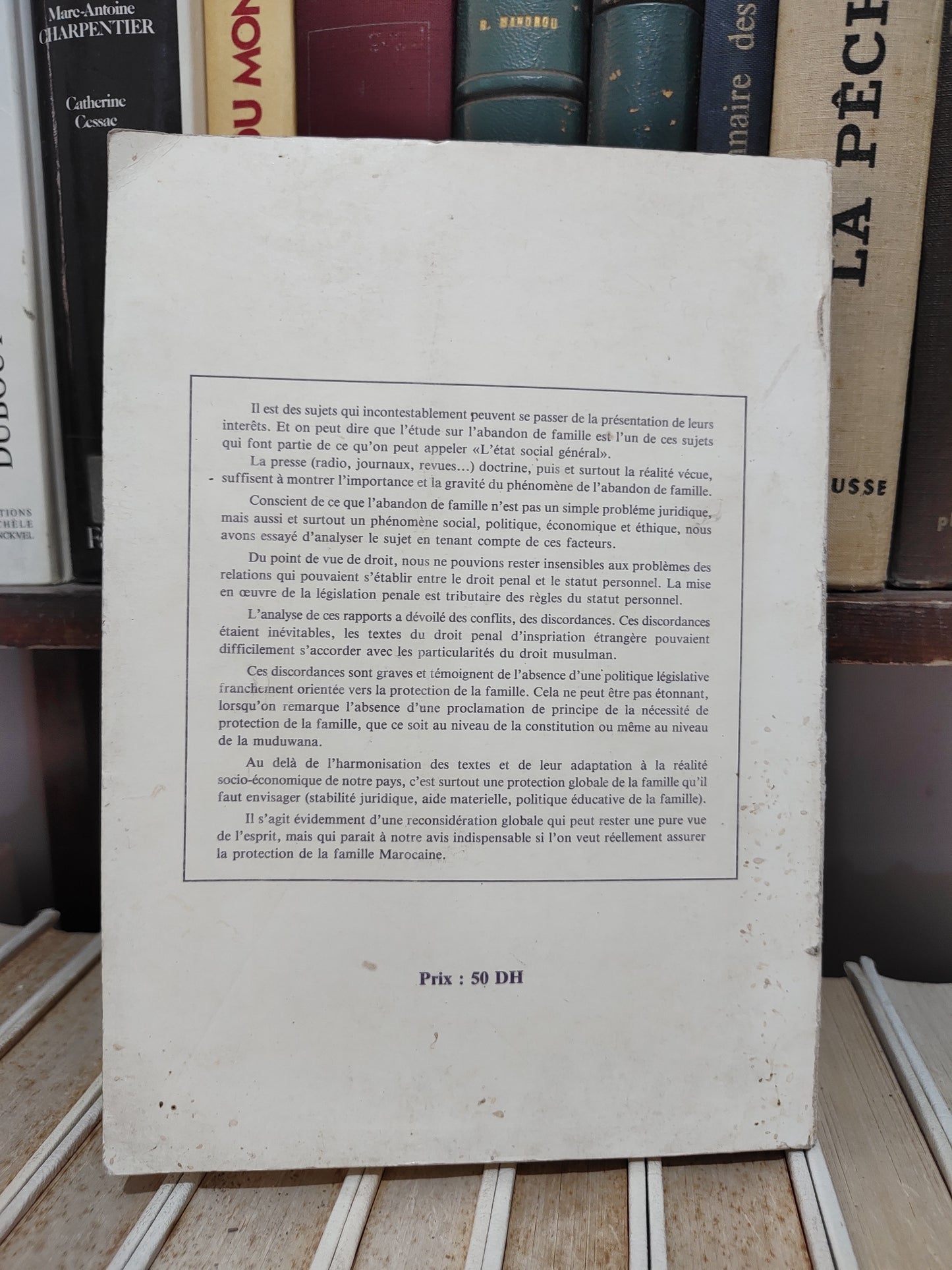 Said - La répression de l'abandon de famille en droit marocain