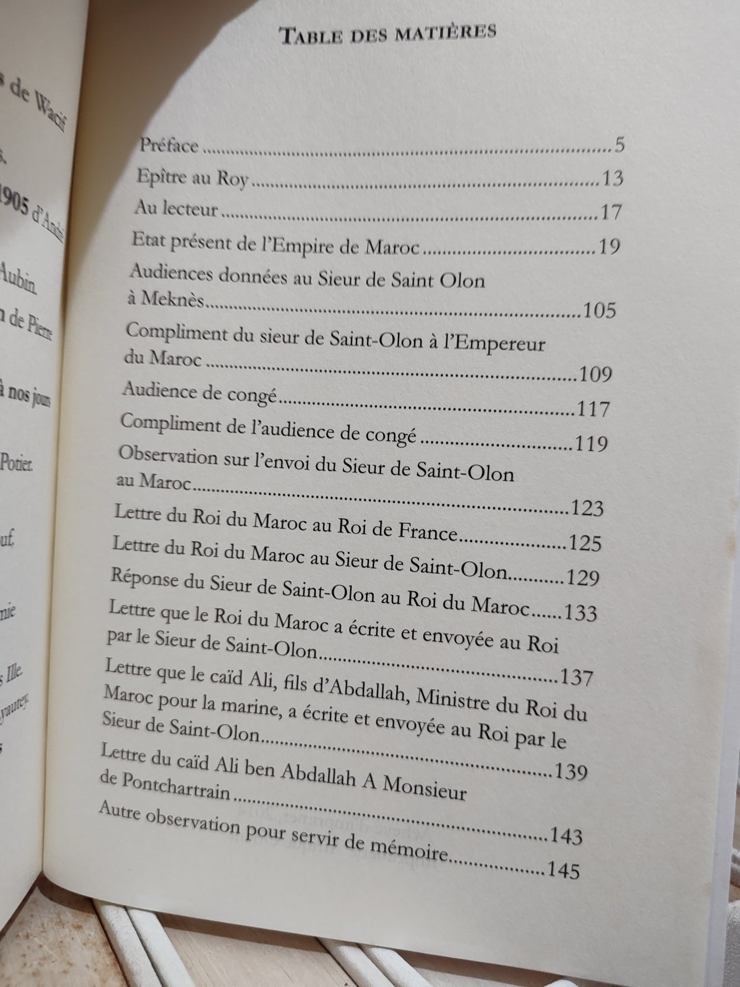 Saint-Olon - Un ambassadeur de Louis XVI à la cour de Moulay Ismail