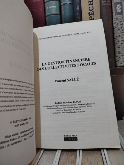Sallé - La gestion financière des collectivités locales