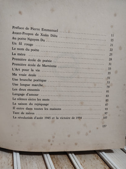 Sang et fleurs le chemin du poète Ro Huu