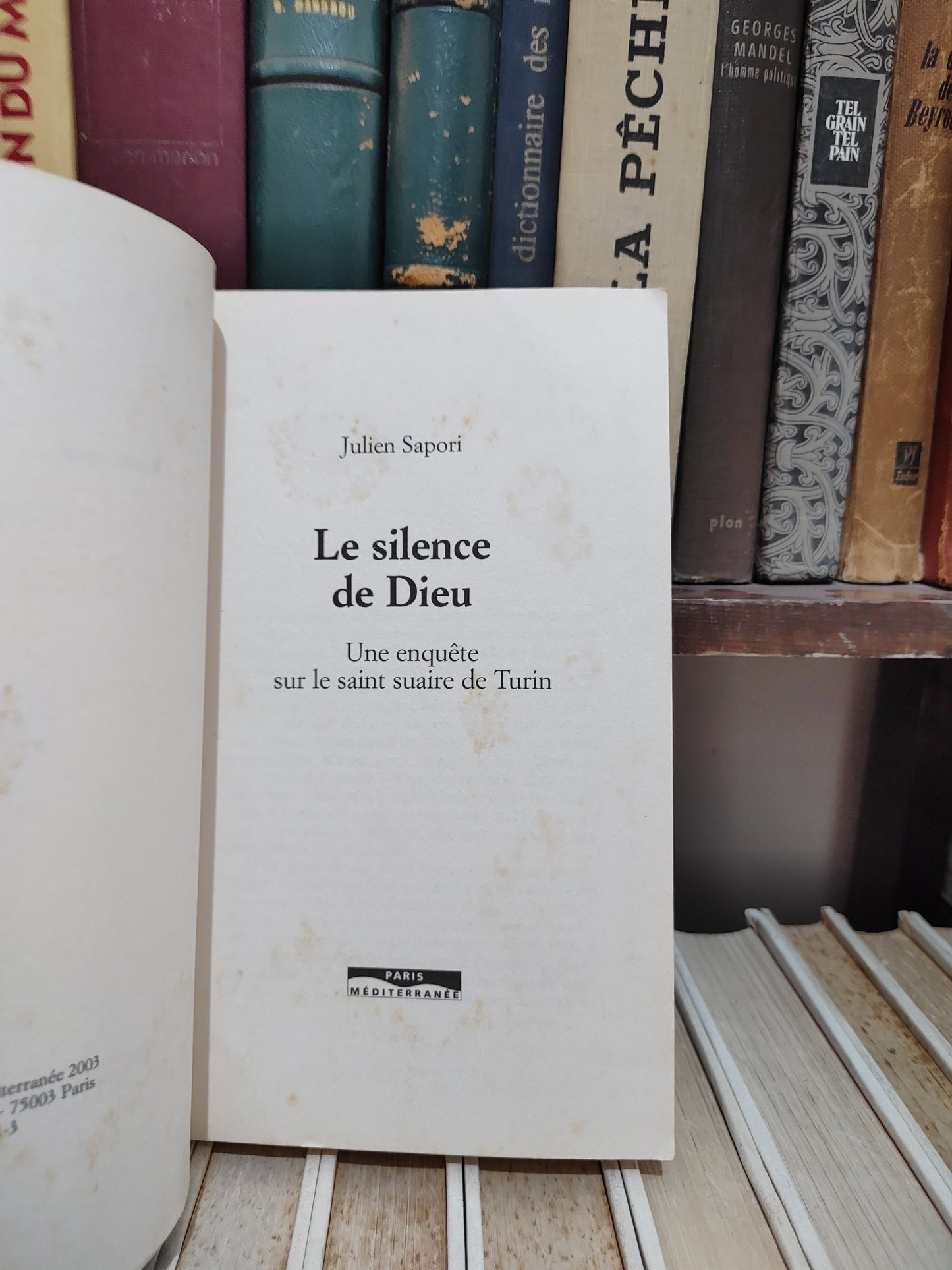 Sapori - Le silence de Dieu : Une enquête sur le saint suaire de Turin