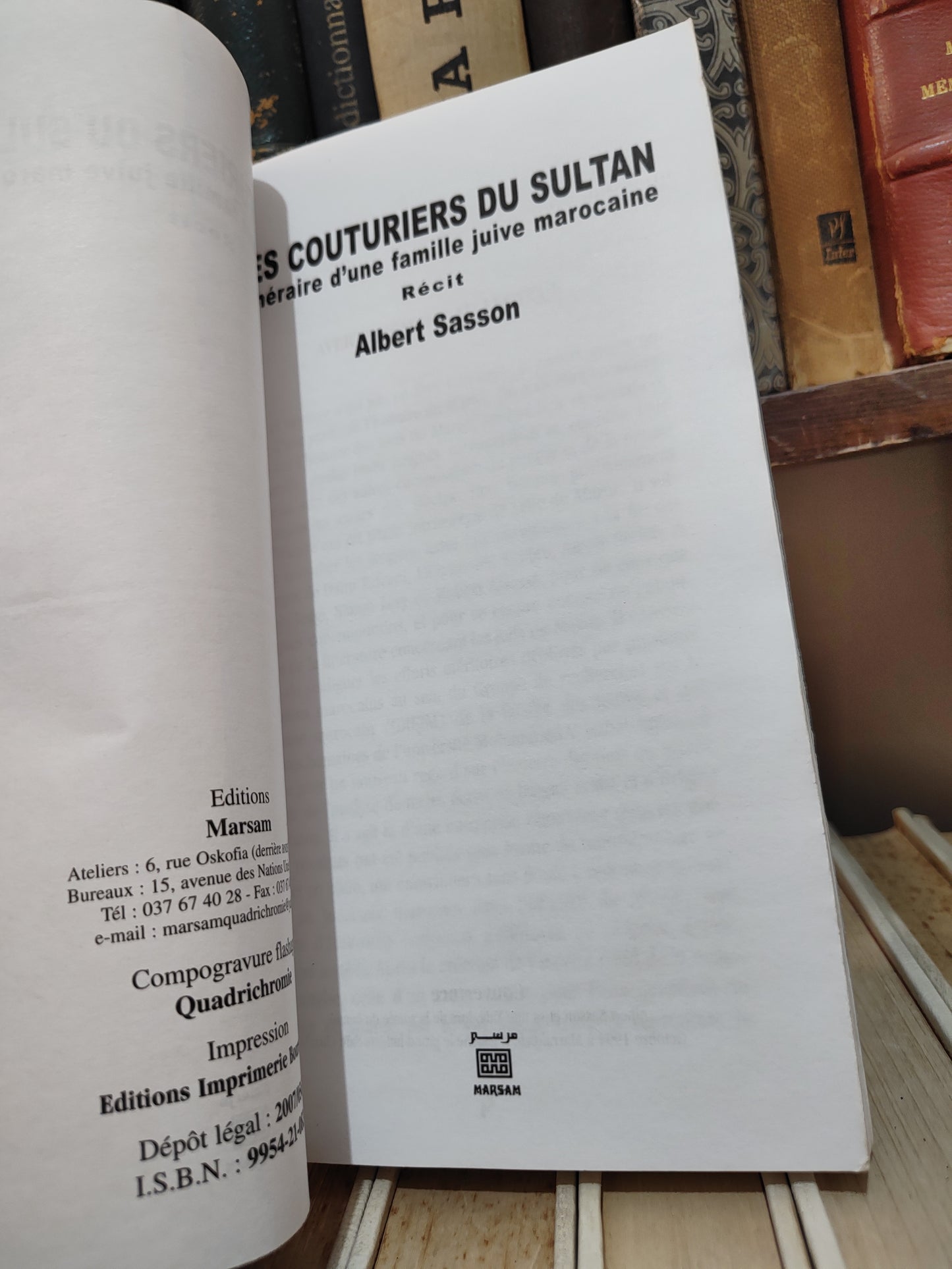 Sasson - Les couturuers su Sultan