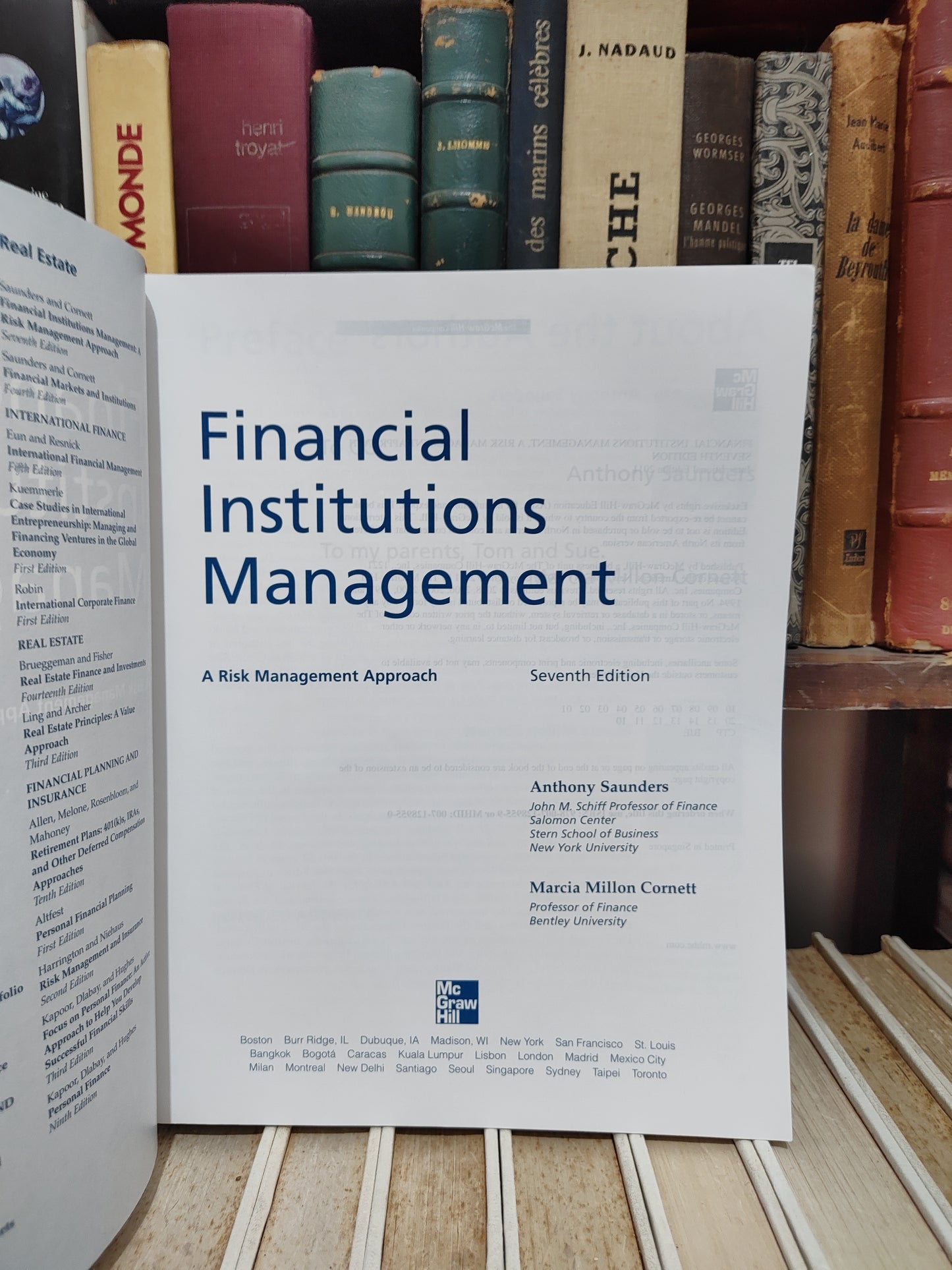 Saunders - Financial institutions management