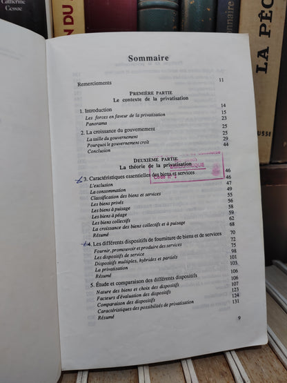 Savas - La privatisation pour une société performante