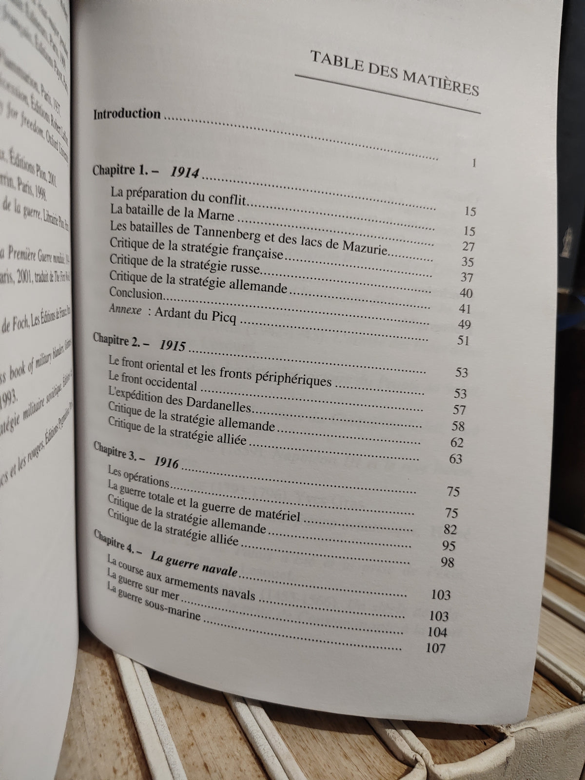 Schnetzler - Les erreurs stratégiques pendant la première Guerre mondiale