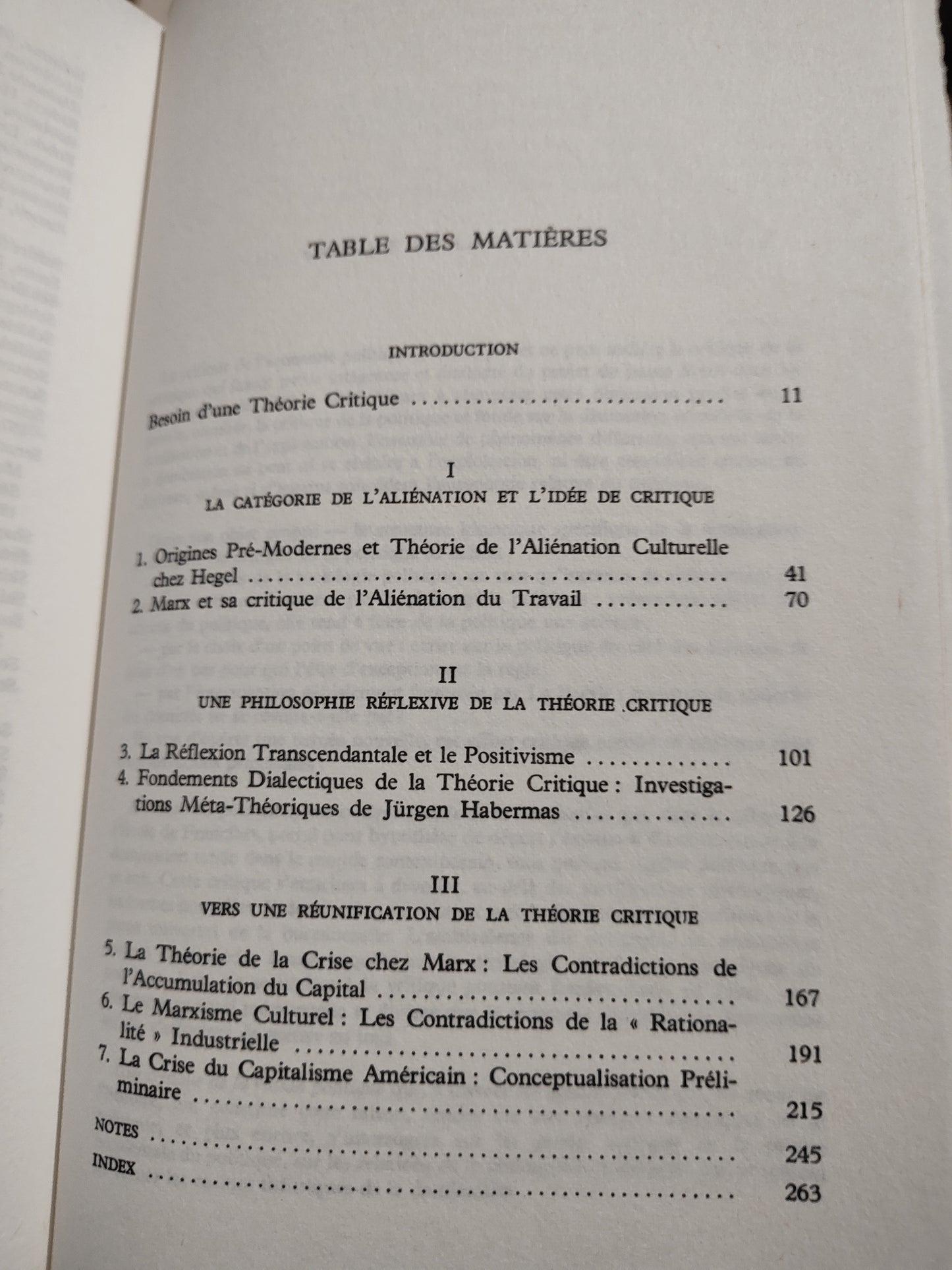Schroyer - Critique de la domination