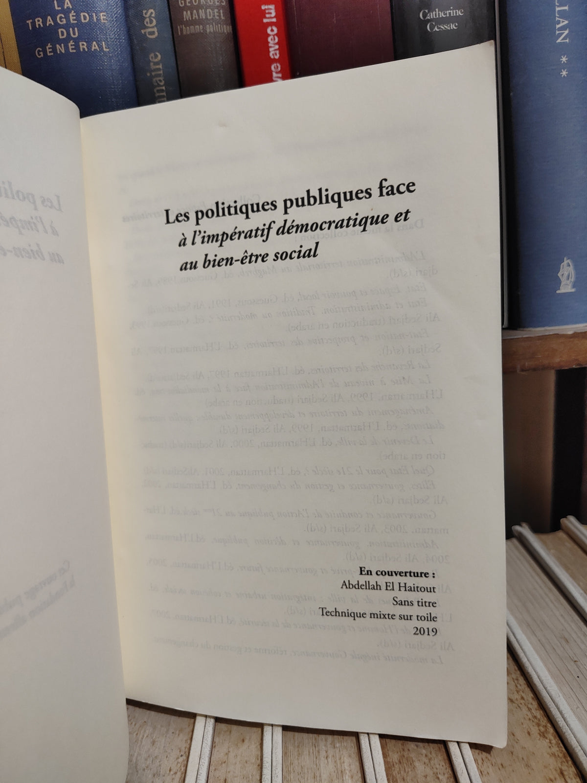 Sedjari - Les politiques publiques face à l'impératif démocratique et bien être social