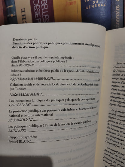 Sedjari - Les politiques publiques face à l'impératif démocratique et bien être social