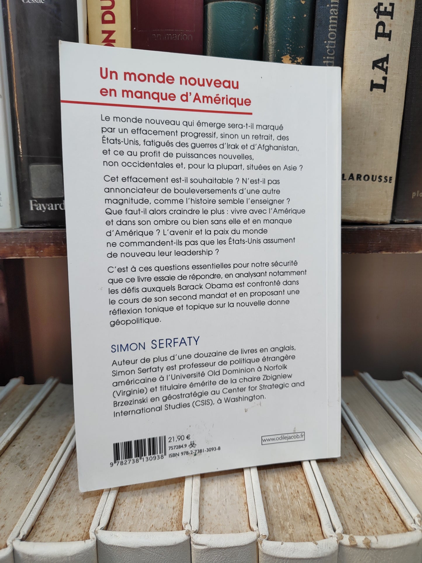 Serfaty - Un monde nouveau en manque d'Amérique