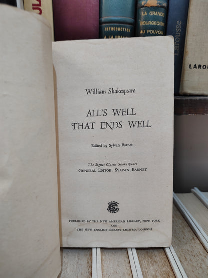Shakespeare - All's well that ends well