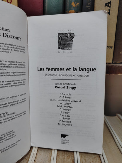 Singy - Les femmes et la langue ; L'insécurité linguistique en question