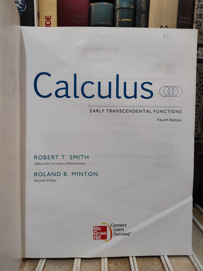 Smith - Calculus Early Transcendental Fynctions (voir dernière photo)