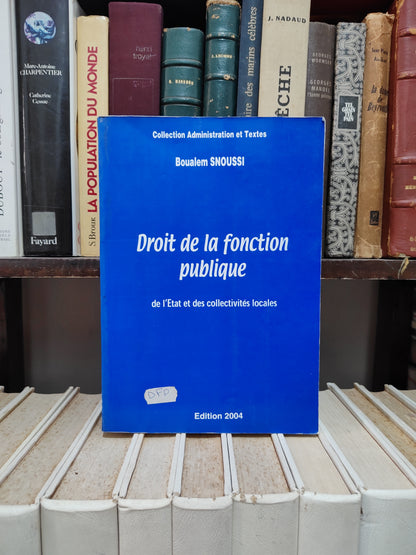 Snoussi - Droit de la fonction publique
