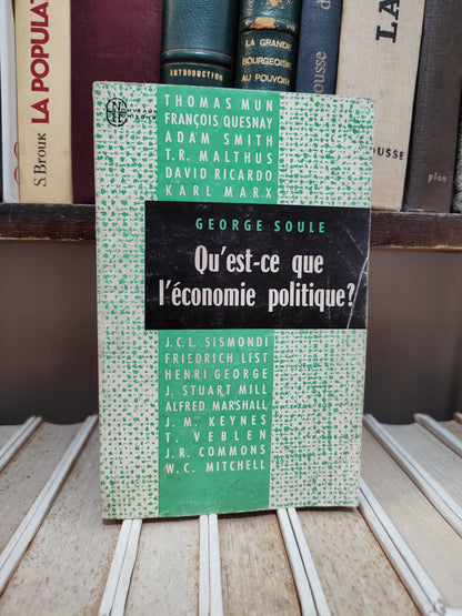 Soule - Qu'est-ce que l'économie politique