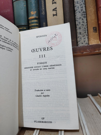 Spinoza - Éthique