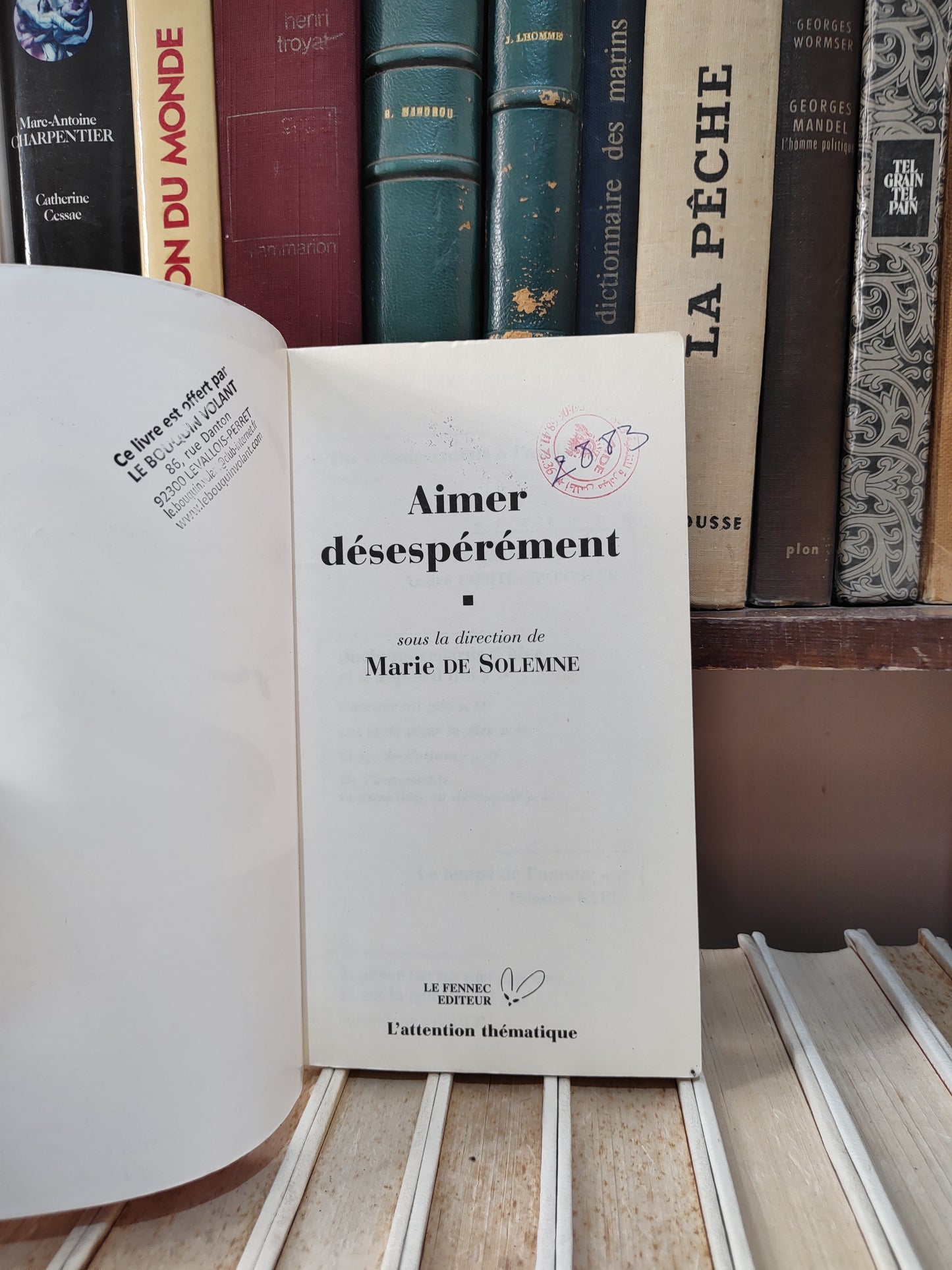 Sponville - Aimer désespérement
