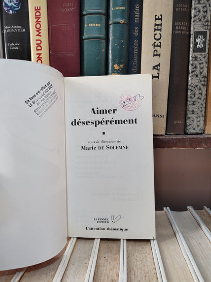 Sponville - Aimer désespérement
